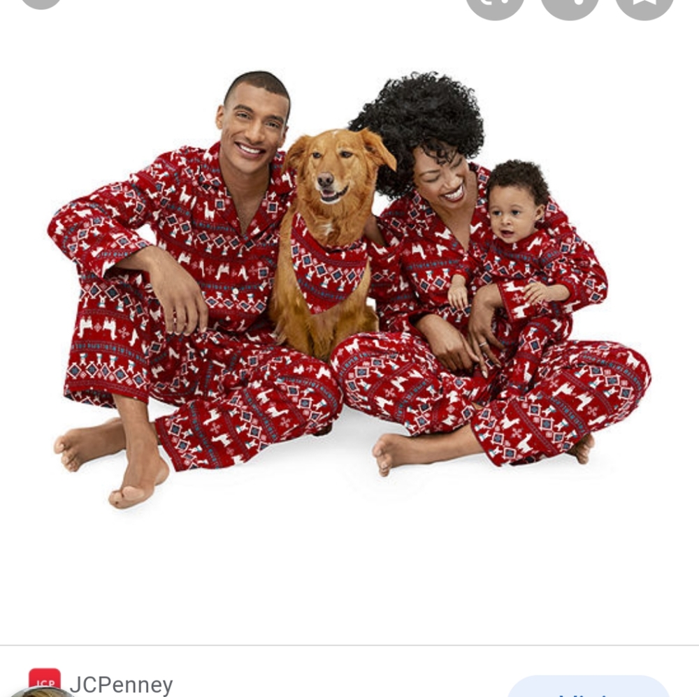 North Pole Trading Co. Llama Family Pajamas